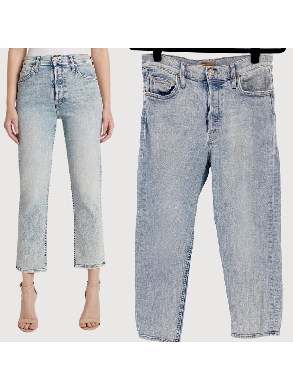 MOTHER The Tomcat High Rise Straight Jeans Marrakesh 28
